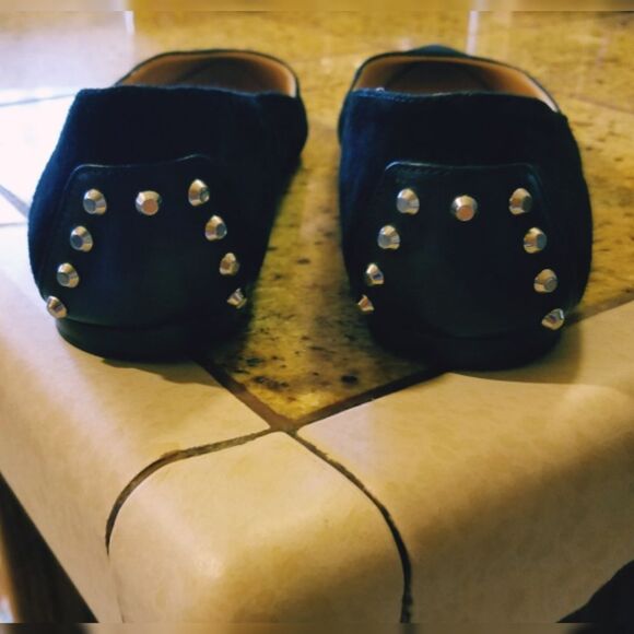 Vince Camuto "Alley Studded suede flats" - Picture 4 of 8